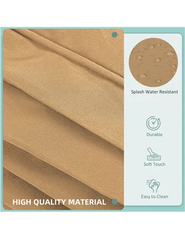 Outsunny 14 Pcs Outdoor Cushion Set - Beige