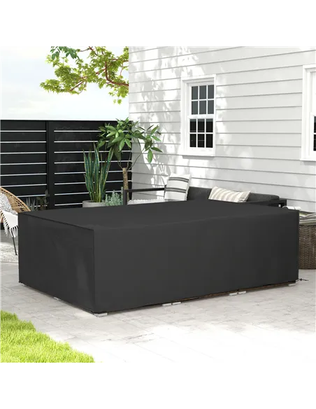 Outsunny 155 x 222cm Waterproof Furniture Cover - Black