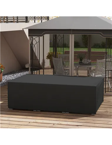 Outsunny 155 x 222cm Waterproof Furniture Cover - Black