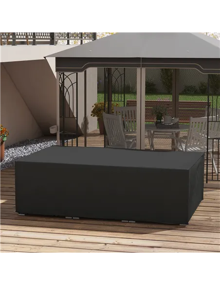 Outsunny 155 x 222cm Waterproof Furniture Cover - Black