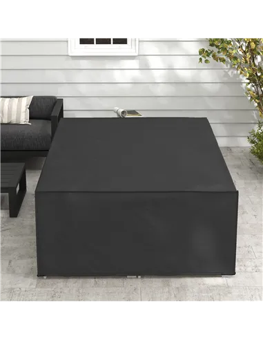 Outsunny 155 x 222cm Waterproof Furniture Cover - Black
