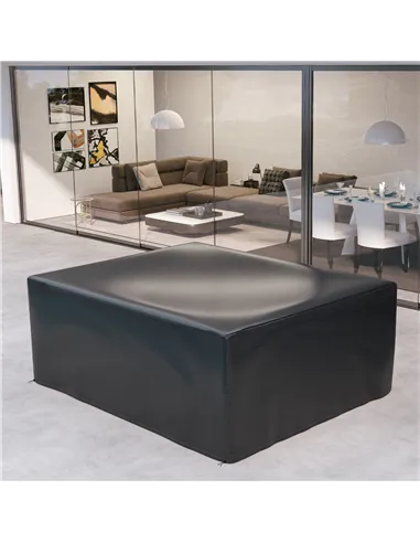 Outsunny Garden Furniture Cover, Waterproof Anti-UV Large Protective Patio Set Covers, 235 x 190 x 90cm, Black