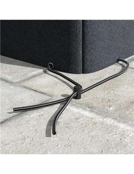 Outsunny 600D Oxford Outdoor Garden Furniture Sofa Set Cover, Waterproof Anti-UV Rattan Sun Lounger Protection Protector Cover, 