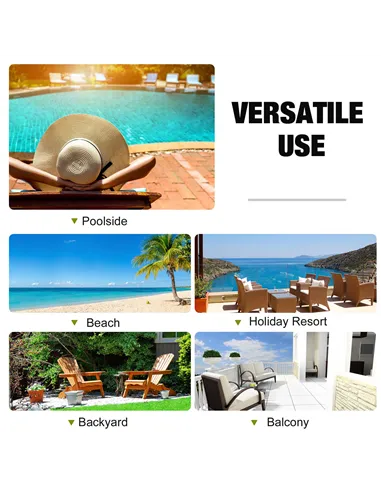 Outsunny 2 Seater Rattan Bistro Set, Steel-Black