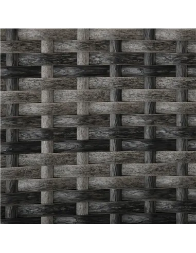 Outsunny 3 Pieces Rattan Bistro Set, Wicker Garden Furniture Set with 2-Tier Coffee Table and Chairs, Washable Cushions, for Out