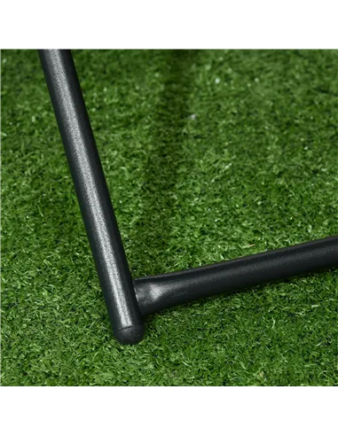 Outsunny Garden Small Folding Square Rattan Coffee Table Bistro Balcony Outdoor Wicker Weave Side Table 40Hx40Lx40Wcm, Natural