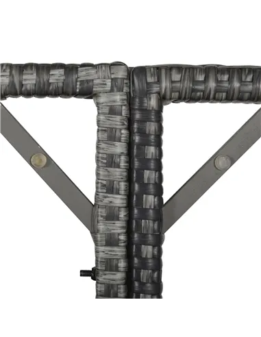 Outsunny 10 Seater Rattan Cube Garden Furniture Set with Parasol Hole, Rattan Dining Set with Cushions, Outdoor Dining Table and