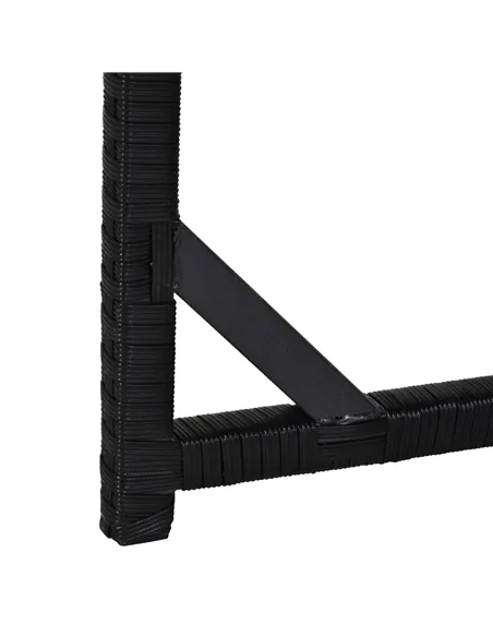 Outsunny 8 Seater Rattan Cube Garden Furniture Set, Rattan Dining Set with Cushions, Outdoor Dining Table and Chairs with 4 Armc