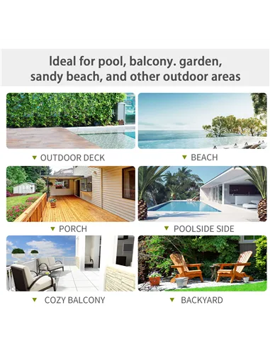 Outsunny 6 Seater Rattan Dining Set with Cushions, Rattan Garden Furniture Set with 6 Armchairs, Rectangular Glass Top Table, Ou