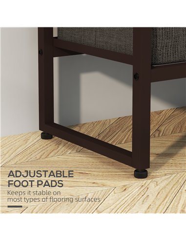 HOMCOM Compact Clothes Rail, with Drawers and Shelf