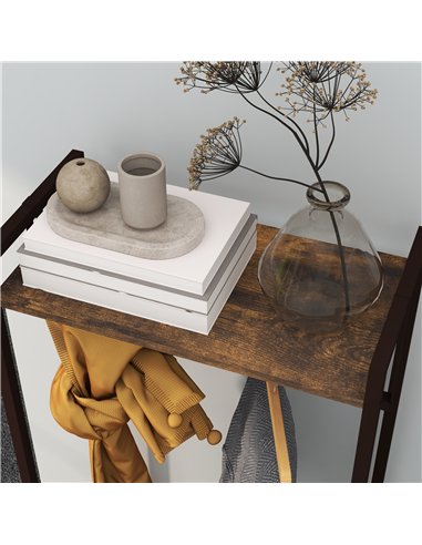 HOMCOM Compact Clothes Rail, with Drawers and Shelf