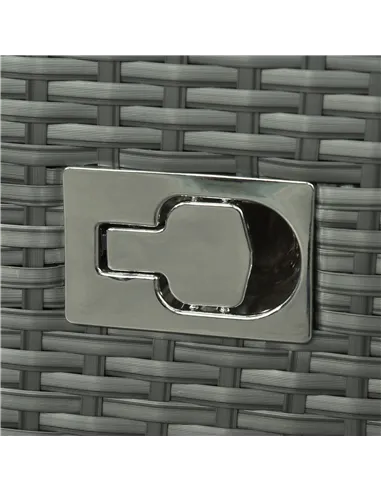 Outsunny Six-piece Outdoor Rattan Dining Set, Outdoor Sofa Set with Reclining Armchairs and Mental Frame, Orange