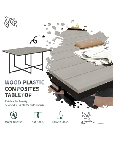 Outsunny 10 Seater Rattan Cube Garden Furniture Set, Rattan Dining Set with Cushions, Outdoor Dining Table and Chairs with 6 Arm