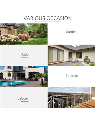 Outsunny 8-Seater Outdoor PE Rattan Sofa Set Conversation Set w/ Fire Pit Table, L-Shape Sofa, Footstool and Furniture Cover