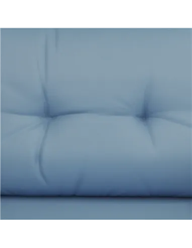 Outsunny 5 Pieces PE Rattan Garden Furniture Set, Wicker Outdoor Sofa Set w/ 2 Armchairs 2 Stools Glass Top Table Cushions, Blue