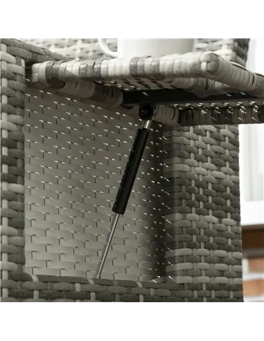 Outsunny Rattan Garden Daybed, Assembled Double Sun Lounger with 5-Level Adjustable Back, Storage Ottoman, Cushions, Pillows and