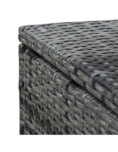 Outsunny PE Rattan Sun Loungers with Cushion, Outdoor Garden Sunbed Furniture with 5-Level Recliner Backrest, and Armrest, Set o