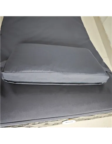 Outsunny Rattan Folding Sun Lounger Outdoor Chair with Cushion and Pillow Grey