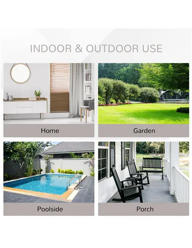 Outsunny Single Seater Rattan Chair Sofa with Padded Cushions, All-Weather PE Wicker Weave Garden Armchair with Armrests, Grey