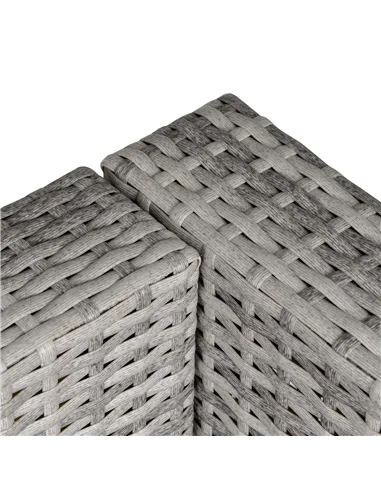 Outsunny Single Seater Rattan Chair Sofa with Padded Cushions, All-Weather PE Wicker Weave Garden Armchair with Armrests, Grey