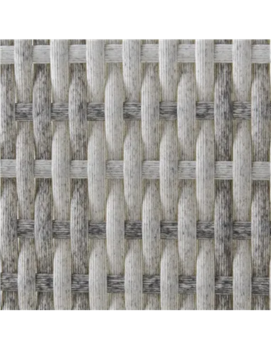 Outsunny Single Seater Rattan Chair Sofa with Padded Cushions, All-Weather PE Wicker Weave Garden Armchair with Armrests, Grey