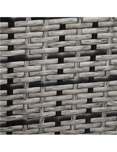 Outsunny Single Seater Rattan Chair Sofa with 10 cm Thick Padded Cushion, All-Weather PE Wicker Weave Garden Armchair with Armre