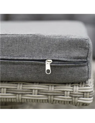 Outsunny 6 Pieces Outdoor PE Rattan Garden Furniture, Patio Wicker Sectional Conversation Corner Sofa w/ Soft Padded Cushion & L