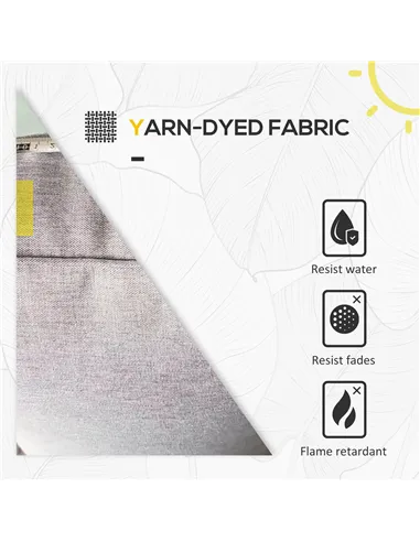 Outsunny 5-Piece Rattan Patio Furniture Set with Corner Sofa, Footstools, Coffee Table, for Poolside, Brown