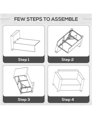 Outsunny Rattan Sofa, 2 Seater Garden Furniture with Soft Padded Cushion and Armrests, Wicker Garden Loveseat for Patio, Black