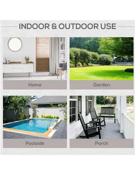 Outsunny Single Rattan Garden Chair, PE Wicker Garden Armchair with Cushions, Outdoor Rattan Chair with Armrests and Steel Frame
