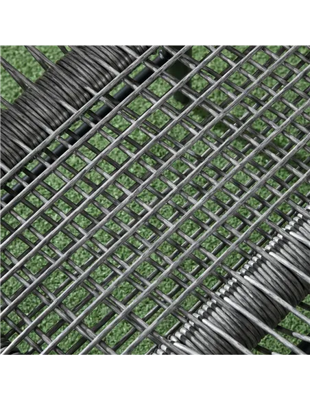 Outsunny String Rattan Armchair and Footstool Set, with Cushions - Grey