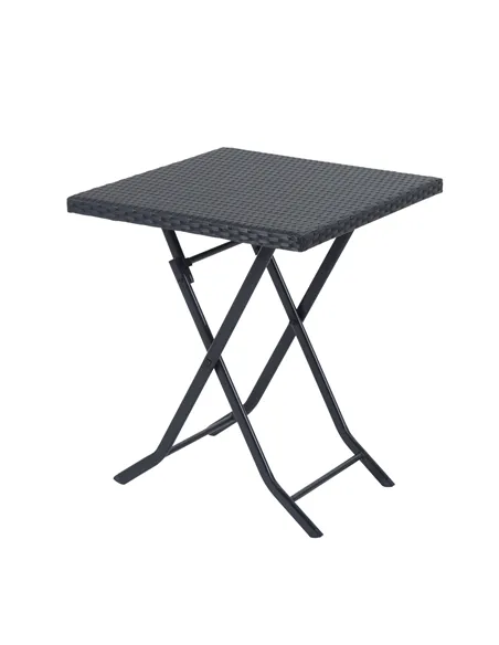 Outsunny 2-Seater Rattan Furniture Set-Black