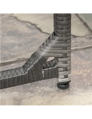 Outsunny 8-Seater Rattan Furniture Set Wicker Weave Patio Dining Table Seat