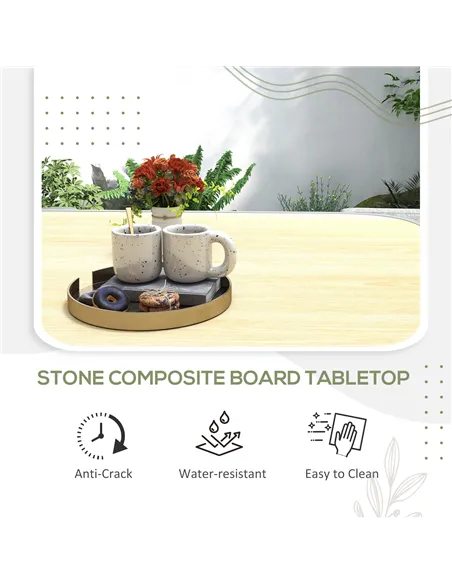 Outsunny 4-Seater Rattan Cube Garden Furniture Set with Cushions - Grey