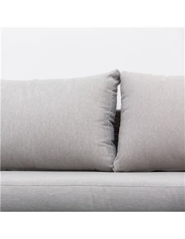 Outsunny Three-Piece Corner Rattan Set, with Glass Tables