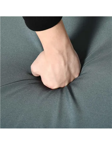 Outsunny Outdoor PE Rattan Rocking Chair Set of 2, Garden Rocking Chair Set with Armrest and Cushion, Light Grey