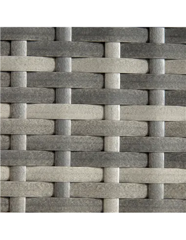 Outsunny Rattan Side Table, Outdoor Coffee Table with Plastic Board Under the Full Woven Table Top for Patio, Garden, Balcony, M