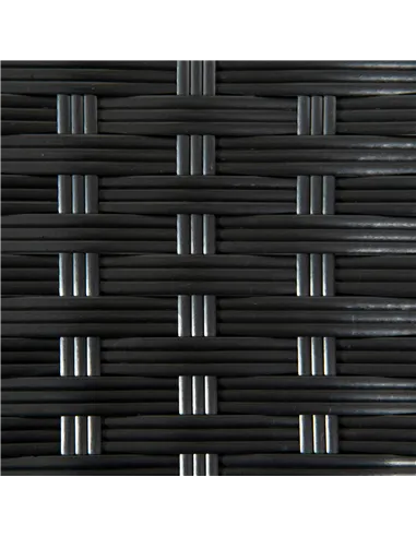 Outsunny Rattan Side Table, Outdoor Coffee Table with Plastic Board Under the Full Woven Table Top for Patio, Garden, Balcony, B