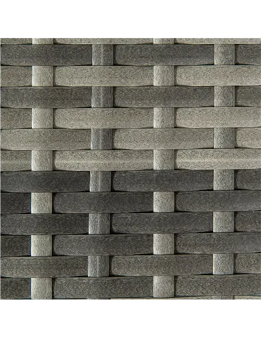 Outsunny Outdoor Coffee Table, Garden PE Rattan Side Table with Plastic Board Under the Full Woven Table Top and Rectangular Fra