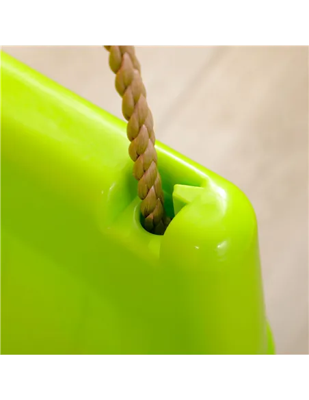 Outsunny 3 in 1 Detachable Kids Swing Seat with Safety Belt, Adjustable Rope for Indoor, Outdoor, Playground, Garden, Green