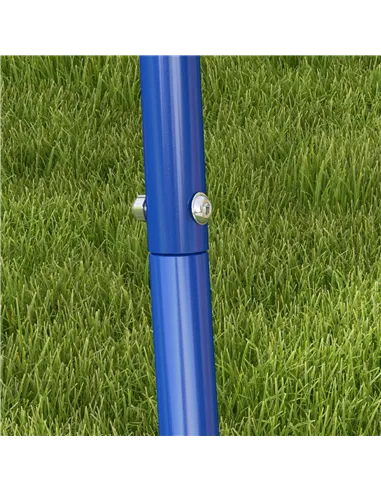 Outsunny Two-In-One Toddler Garden Swing, with Comfortable Seat, Safety Belt - Orange and Blue