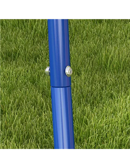 Outsunny Two-In-One Toddler Garden Swing, with Comfortable Seat, Safety Belt - Orange and Blue