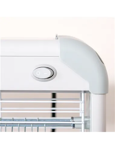 Outsunny Electric Fly Zapper, 20W Electric Fly Killer, Wall Hanging Bug Zapper Indoor & Outdoor Attracting Insect Mosquito Kille