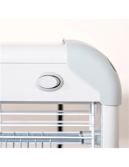 Outsunny Electric Fly Zapper, 20W Electric Fly Killer, Wall Hanging Bug Zapper Indoor & Outdoor Attracting Insect Mosquito Kille