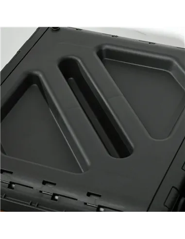 Outsunny 130L Double Chamber Composter - Black