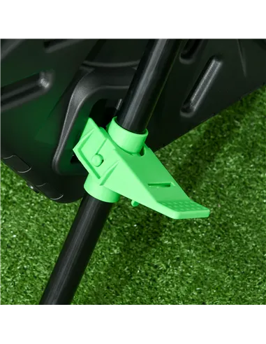 Outsunny 130L Double Chamber Composter - Black