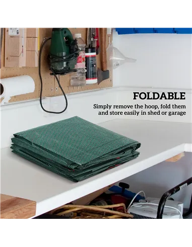 Outsunny Garden Waste Bags, 272L x 3 Heavy Duty Garden Bags, Foldable and Reusable Waste Sacks with Handles for Loading Leaf, Tr