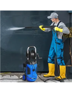 Outsunny 1800W High Pressure Washer, 150 Bar Pressure, 420 L/h Flow, Portable Power Washer Jet Wash Cleaner with Adjustable Nozz 2