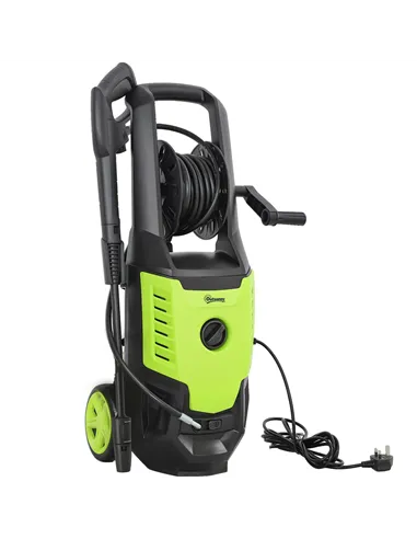 Outsunny 2200W High Pressure Washer, 170 Bar Pressure, 420 L/h Flow, Portable Electric Power Washer Jet Wash Cleaner with Adjust