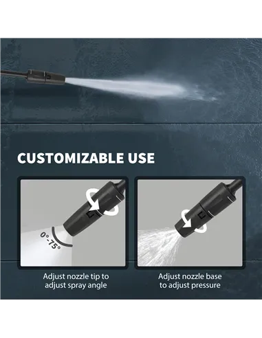 Outsunny 2200W High Pressure Washer, 170 Bar Pressure, 420 L/h Flow, Portable Electric Power Washer Jet Wash Cleaner with Adjust